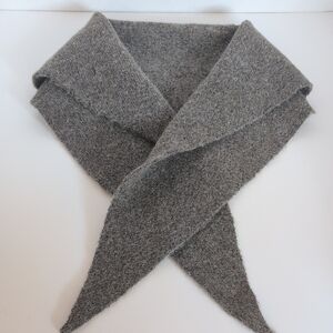 Gray MerinoWool Blend Scarf